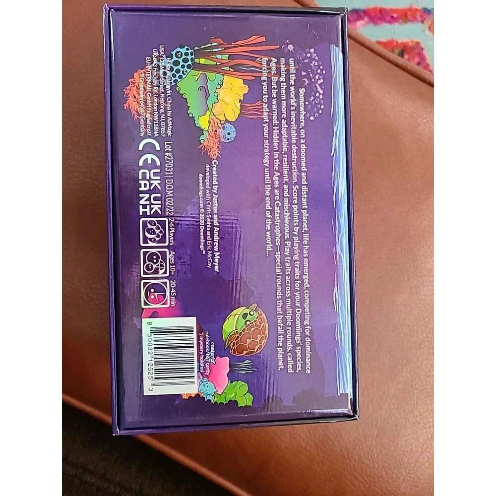 Breaking Games Doomlings Card Game Open Box Used As A Prop. No Holofoil Card